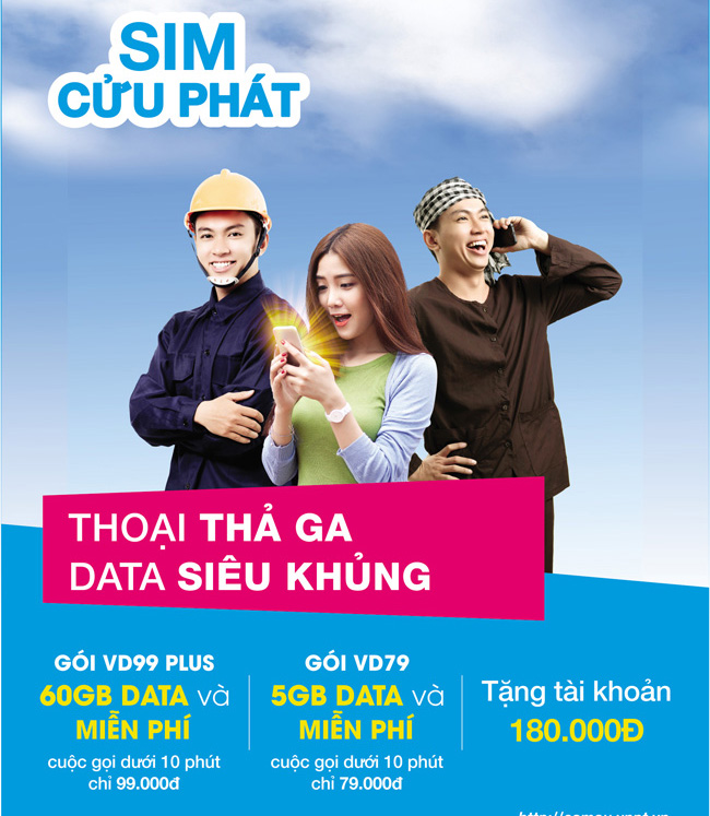 sim cuu phat cua vinaphone