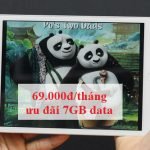 Gói cước D69 VinaPhone 69.000đ/tháng ưu đãi 7GB dung lượng