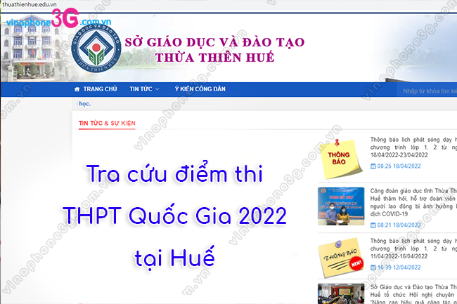 xem ket qua thi thpt quoc gia 2022 tai hue xem ket qua thi thpt quoc gia 2022 thua thien hue