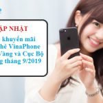 Lịch khuyến mãi nạp thẻ VinaPhone ngày Vàng và Cục Bộ tháng 9/2019