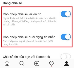 Meo chan nguoi khac chia se bai viet instagram 