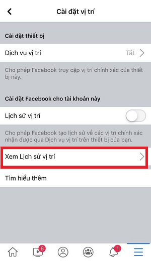 xem lich su vi tri tren facebook nhanh nhat