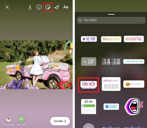  tao cau hoi tren story instagram nhanh nhat