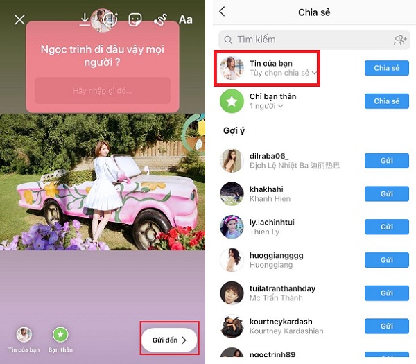 Thu thuat tao cau hoi tren story instagram