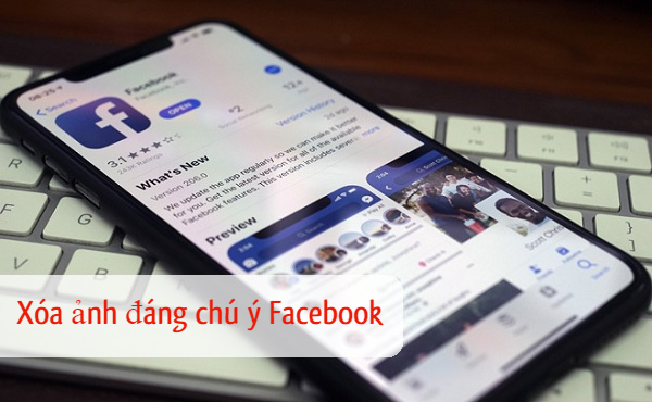 cach xoa anh dang chu y tren facebook