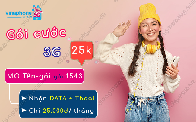goi cuoc 3g vinaphone 25k