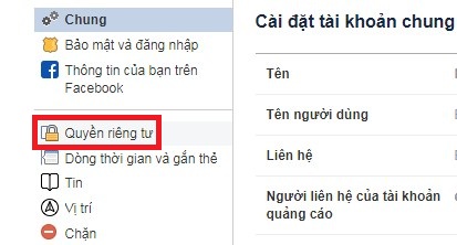 Cach khong cho nguoi la xem duoc trang ca nhan sieu de