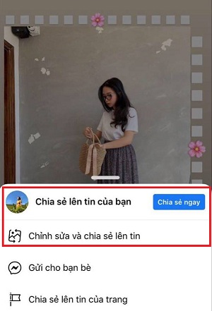 chia se video cua nguoi khac len story facebook nhanh