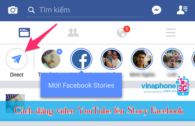 cach dang video youtube len story facebook