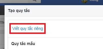 Cac buoc tao quy tac nhom facebook