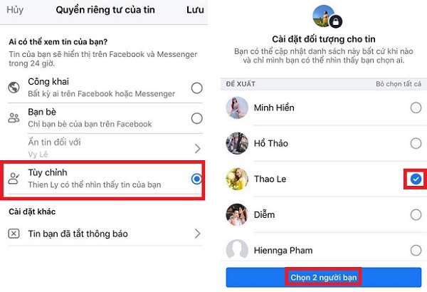 Cac buoc chan nguoi xem story tren facebook bang may tinh 