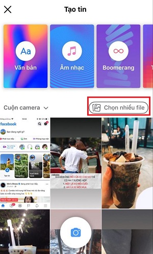 cach chen nhieu anh vao 1 story tren messenger nhanh nhat