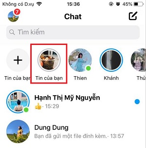 Meo chen nhieu anh vao 1 story tren messenger