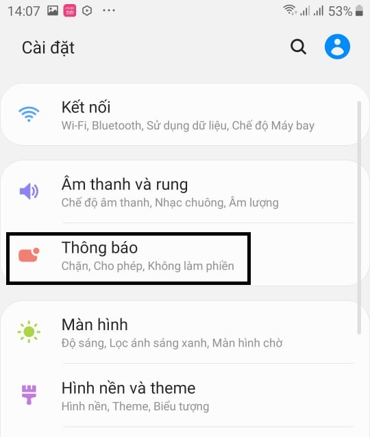 cuộc gọi Messenger không hiển thị trên màn hình