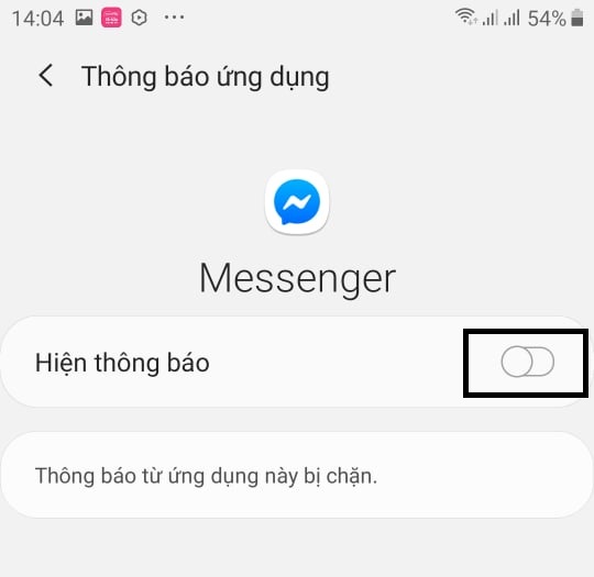 cuộc gọi Messenger không hiển thị trên màn hình