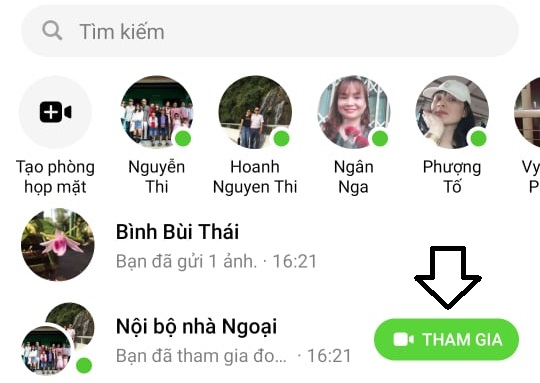 Gọi video nhóm trên Messenger