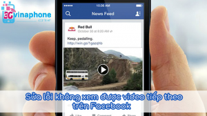 không xem được video tiếp theo trên Facebook