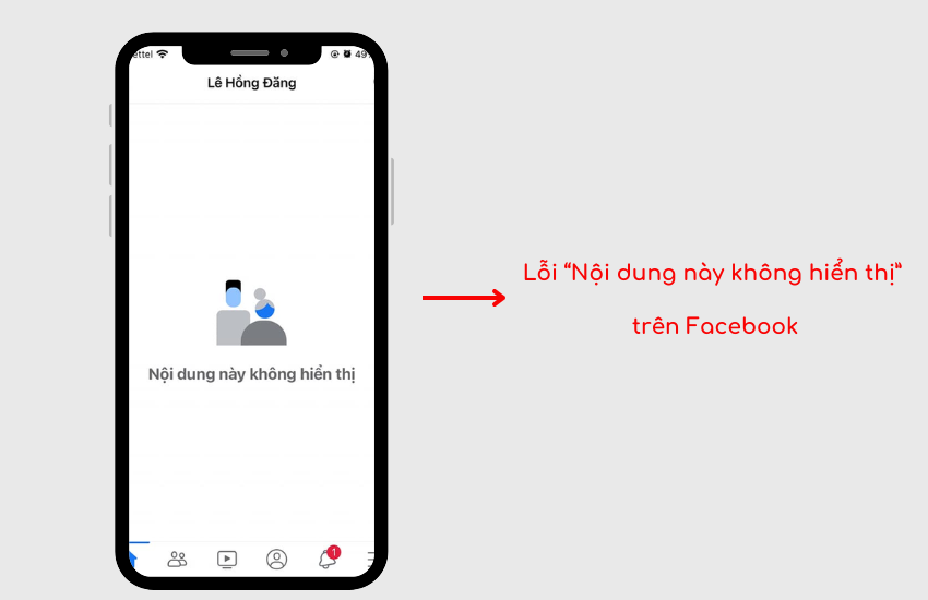 Loi noi dung nay khong hien thi tren Facebook