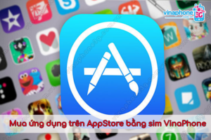 mua ung dung appstore bang sim vina