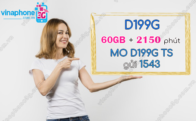 Gói D199G VinaPhone trả sau goi D199G VinaPhone
