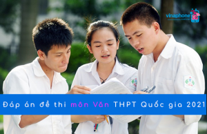 dap an mon van thi thpt quoc gia