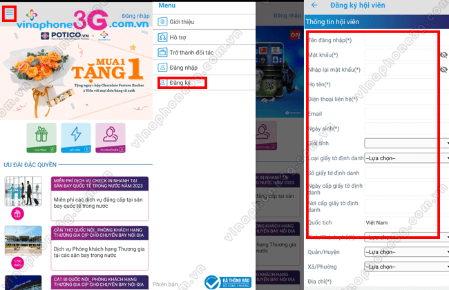 cach dang ky hoi vien vinaphone plus