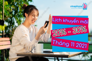 lich khuyen mai vinaphone thang 11 2021