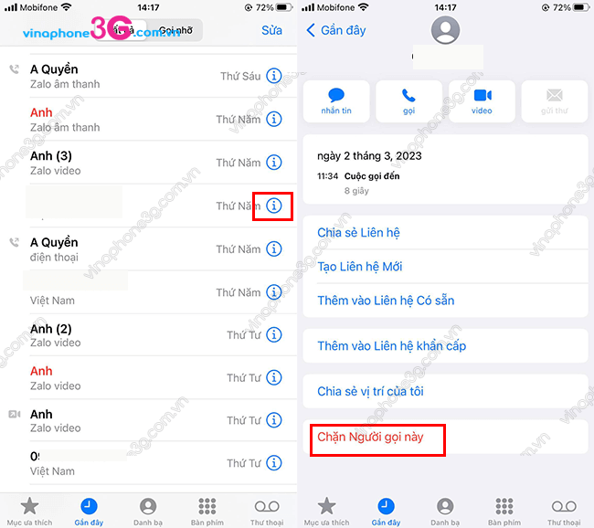 Cách chặn cuộc gọi quốc tế của VinaPhone hiệu quả cach chan cuoc goi quoc te vinaphone