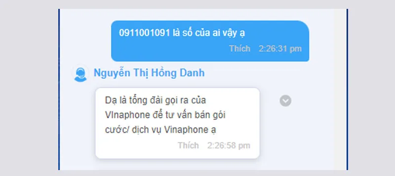 So dien thoai 0911001091 cua ai goi den