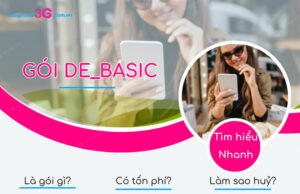 Gói De_Basic là gì? Cách huỷ gói De_Basic VinaPhone nhanh goi de_Basic