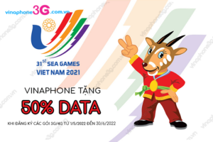 khuyen mai tang 50% data vinaphone