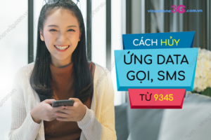 cach huy ung data, goi, sms vinaphone