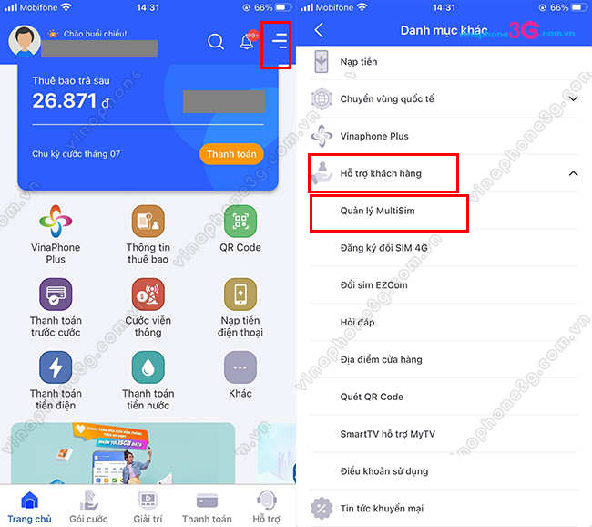 cach dang ky multisim vinaphone online