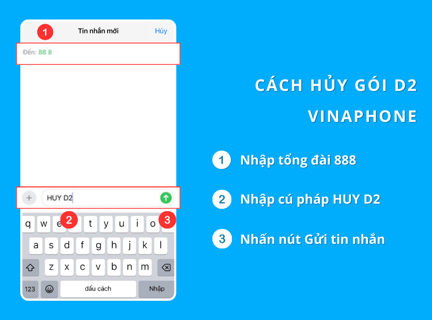 Cach huy goi D2 VinaPhone