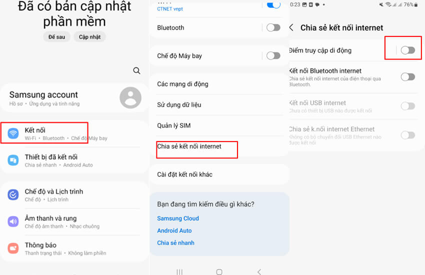 chia se data vinaphone sang viettel