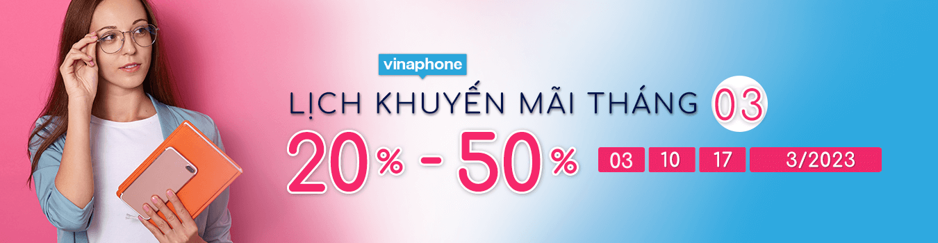 Các chương trình khuyến mãi nạp thẻ VinaPhone mới nhất