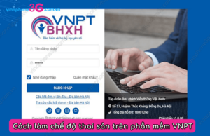 cach lam che do thai san tren phan mem vnpt