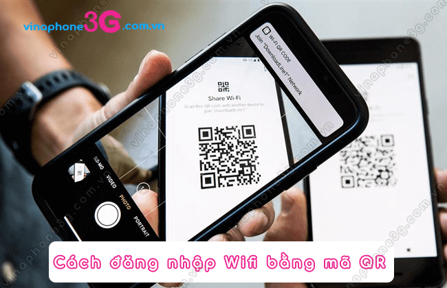 cach dang nhap wifi bang ma qr