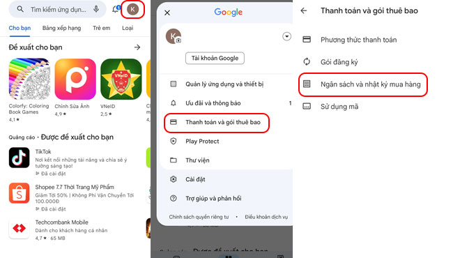 cach hoan lai tien google play