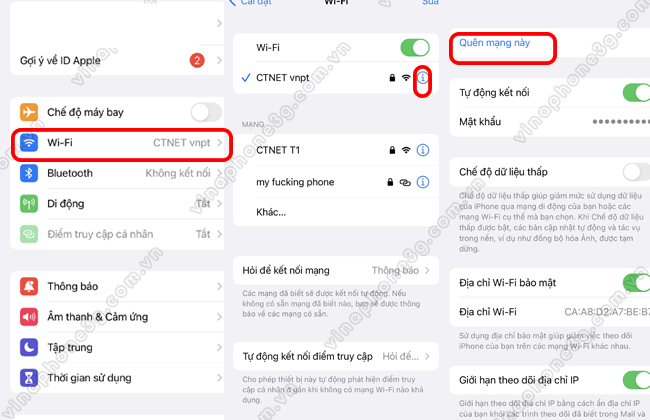 dien thoai tu ngat ket noi wifi khi tat man hinh