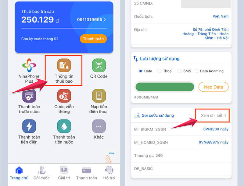 Chi tiết cách hủy gia hạn gói YOLO100M VinaPhone đơn giản Huy goi YOLO100M VinaPhone qua App