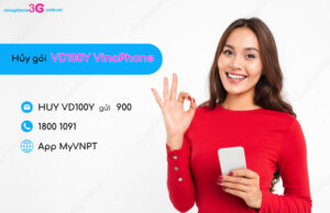 Lưu ngay 3 cách hủy gói VD100Y của VinaPhone miễn phí Cach huy goi VD100Y VinaPhone