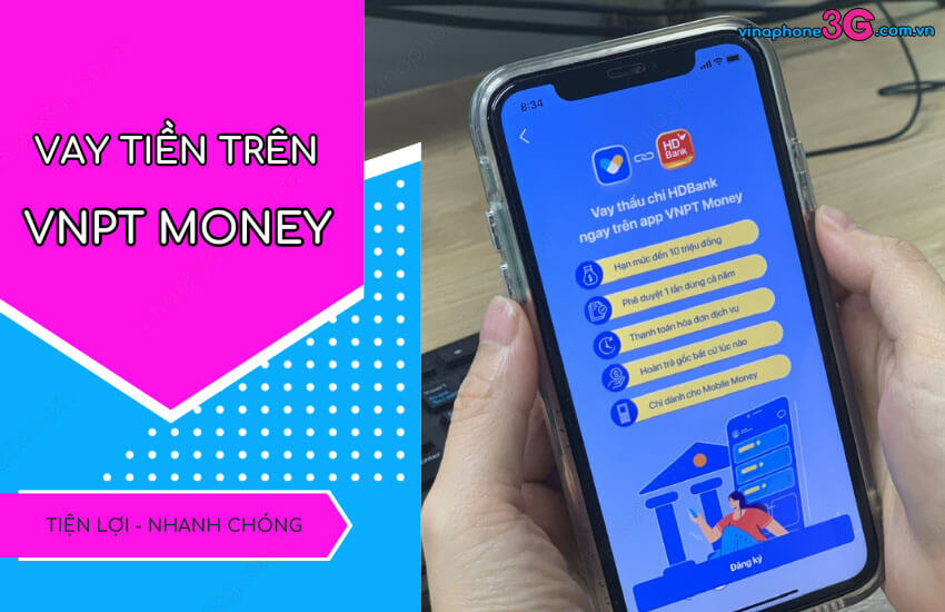 Su dung App VNPT Money vay tien 