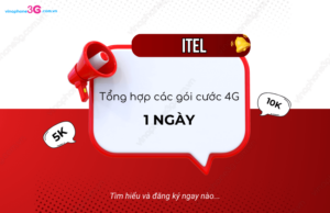 Cach dang ky 4G iTel 1 ngay gia re cho moi thue bao