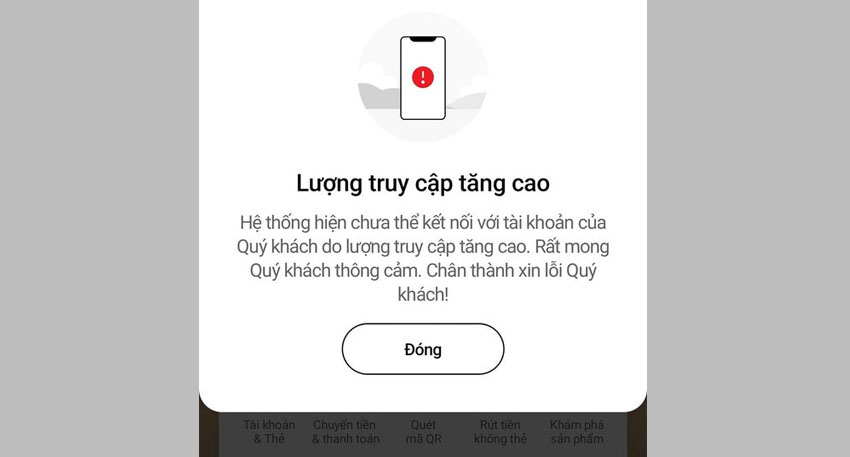 Ngan hang Techcombank bi loi khong dang nhap duoc